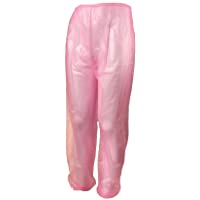 Haian Pantalones de deporte de plástico (tamaño grande- color rosa transparente)